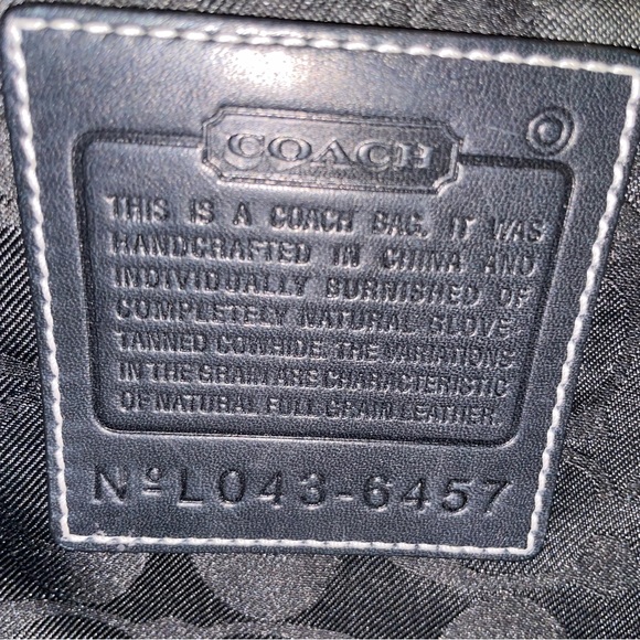 COACH leather laptop bag briefcase travel work bag vintage glove-tanned  leather - Picture 7 of 14